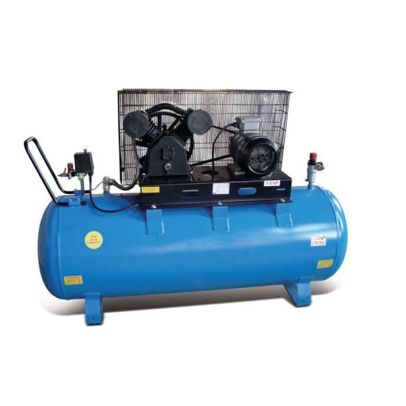 SY-V2080 8bar 4kw with 300L Air Tank Cast Iron Head Piston Mining Drilling Air Compressor