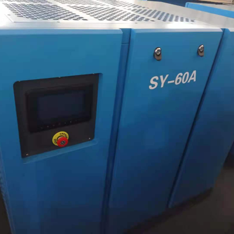 China Reliable Wholesale 60HP Air-compressors Stationary Single Stage Screw Type Air Compressor Machines