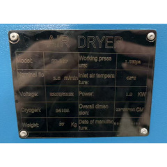 Secador de aire deshumidificador CD-36F de 1 kW, 127 CFM y 10 bares