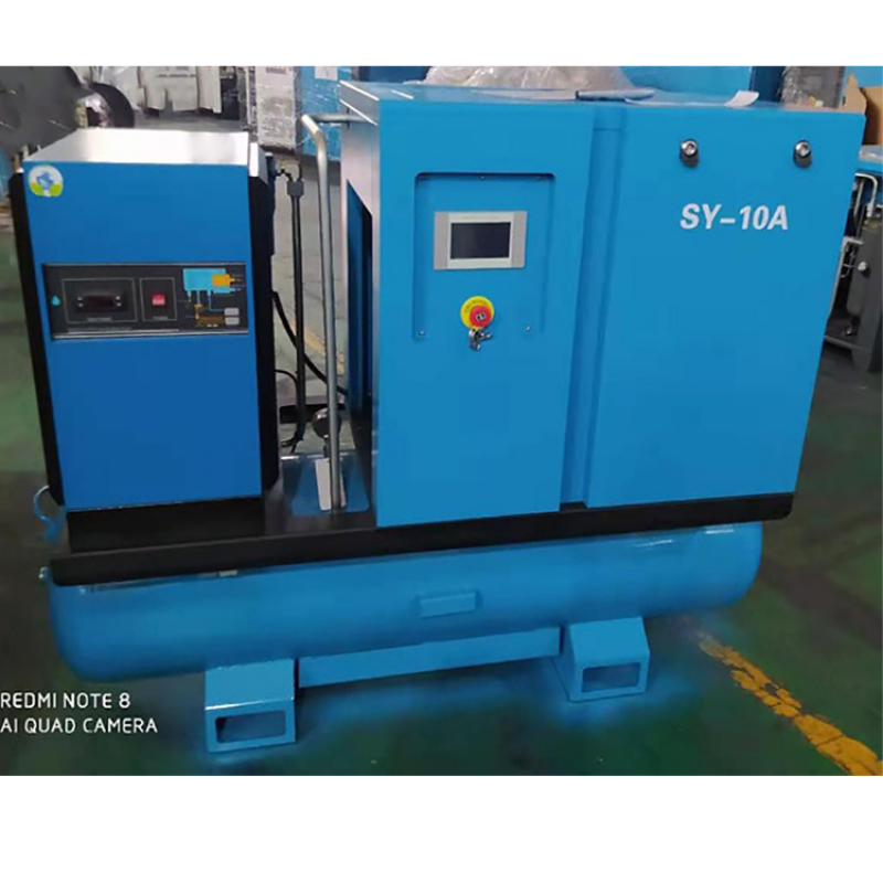 Manufactory China Rotary Compressor 10HP CE 3 Fixed Speed Screw Air Compressors