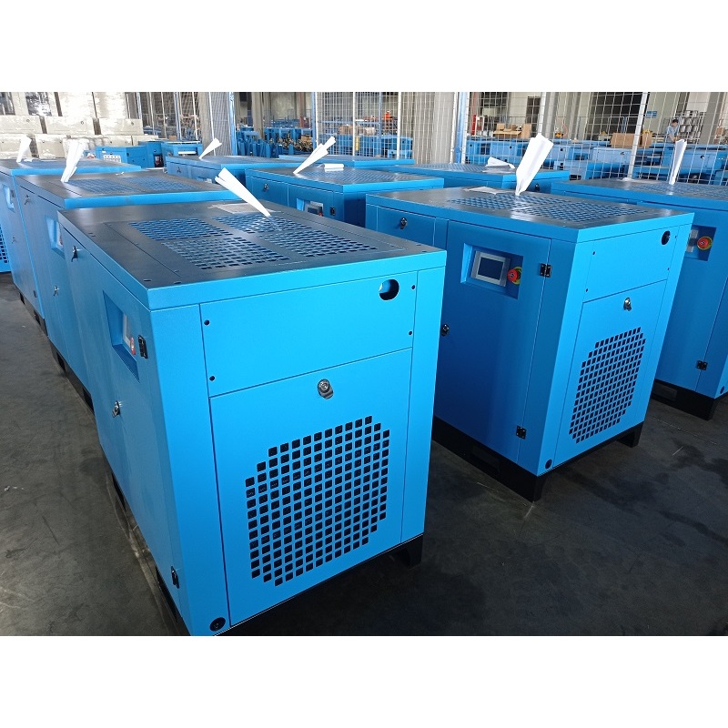 Manufactory China Rotary Compressor 10HP CE 3 Fixed Speed Screw Air Compressors