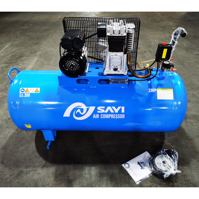 SAYI  AL2065 2HP 200L Italy Aluminum Air Pump Head Portable Air Compressors