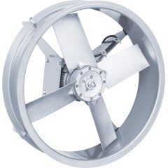 Ventilación aprobada CE del ventilador del marco redondo del escape del flujo axial para el sótano de la cantina del edificio del almacén de la planta