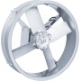 Axial-flow Exhaust Round Frame Fan CE Approved airing for plant warehouse buliding canteen basement