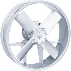 Ventilación aprobada CE del ventilador del marco redondo del escape del flujo axial para el sótano de la cantina del edificio del almacén de la planta
