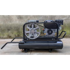 Sayiair Al2065 modificó el compresor de aire del tanque doble del motor de gasolina 6.5lx8 50L para requisitos particulares de 2HP 100bar