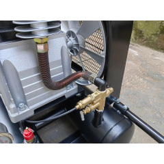Sayiair Al2065 modificó el compresor de aire del tanque doble del motor de gasolina 6.5lx8 50L para requisitos particulares de 2HP 100bar