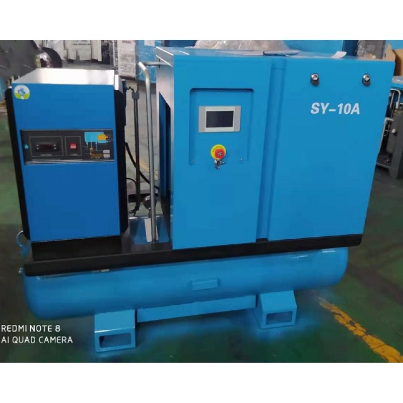 Reliable Factory designed oem 10HP Compressor Baosi Air-end 3 in 1 Direct Drive Screw Air Compressor Laser Cutting