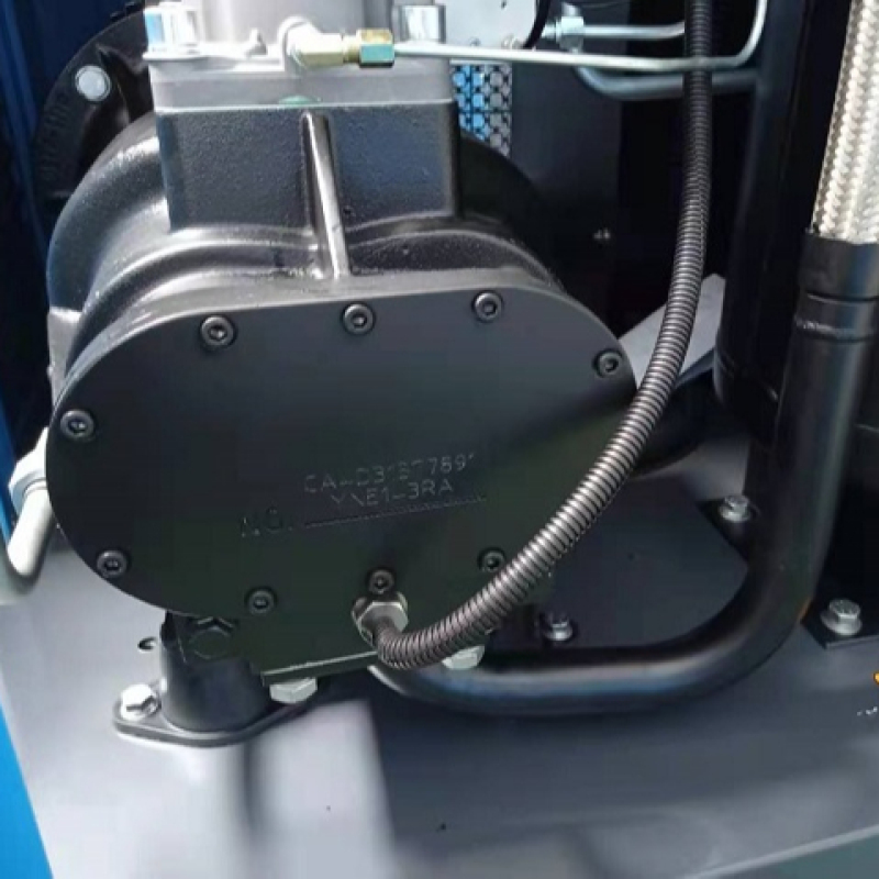 Top quality factory OEM Working Frequency Single two Stage Power Machinery Screw Air Compressor 75HP