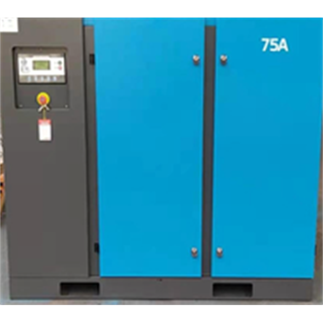 Top quality factory OEM Working Frequency Single two Stage Power Machinery Screw Air Compressor 75HP