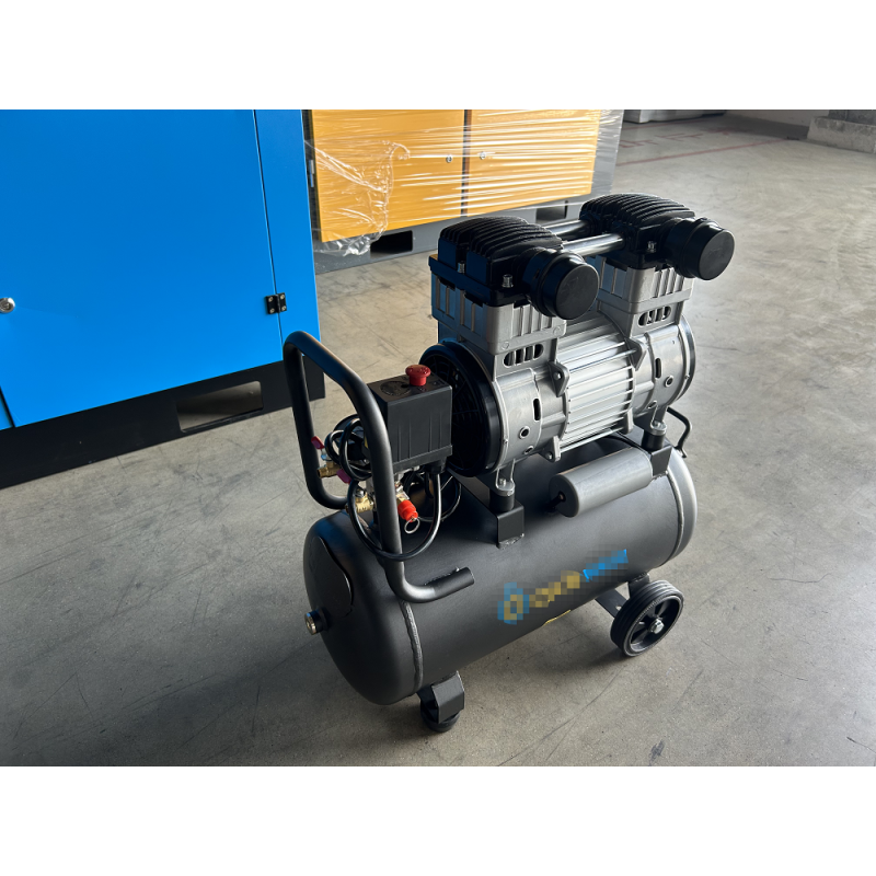 German Style 1600W copper wire motor 8 bar 25L CE Approved Oil free air compressor for car wash