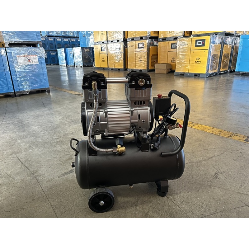 German Style 1600W copper wire motor 8 bar 25L CE Approved Oil free air compressor for car wash