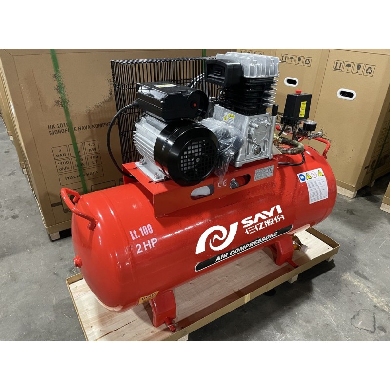 Turkey Designed Top Selling Italy Air Pump AL2055 2HP 115psi HAVA KOMPRESORU Air compressor 100L