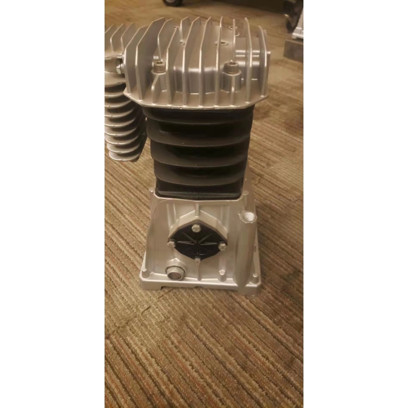 Bomba compresora de gas, cabezal de compresor de dos cilindros, aluminio, bomba de aire italiana B2800 2HP