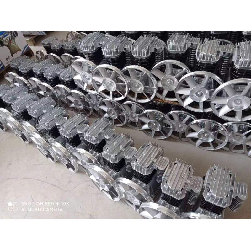 Bomba compresora de gas, cabezal de compresor de dos cilindros, aluminio, bomba de aire italiana B2800 2HP