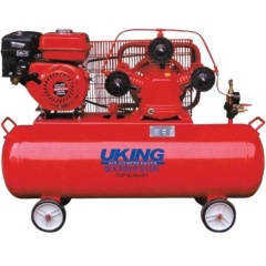 Compresor de aire del motor de gasolina de la barra del aire de SY-W3065E 5.5hp del tanque de aire 100L 4kw 8
