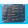 Deshumidificador de aire CD-4F de 560KW, 1 CFM y 160 MPa con refrigeración por aire