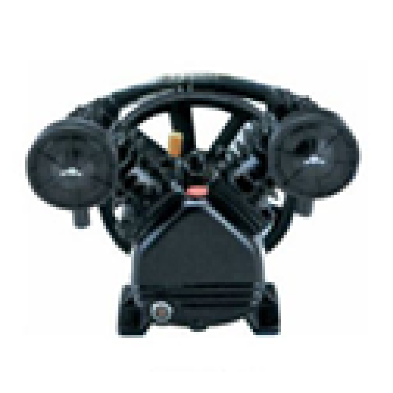 SAYI V2065 Cast Iron Two Cylinder Compressor Head 8 bar 3HP Piston Air Compressor 100L