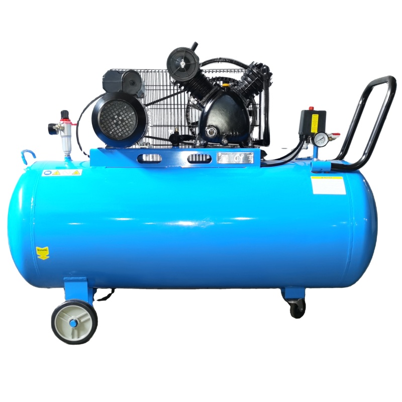 Customized SY-V2065H Two Cylinder Compressor Cast Iron Head 10 air bar 3HP High Pressure Air Compressor 200l