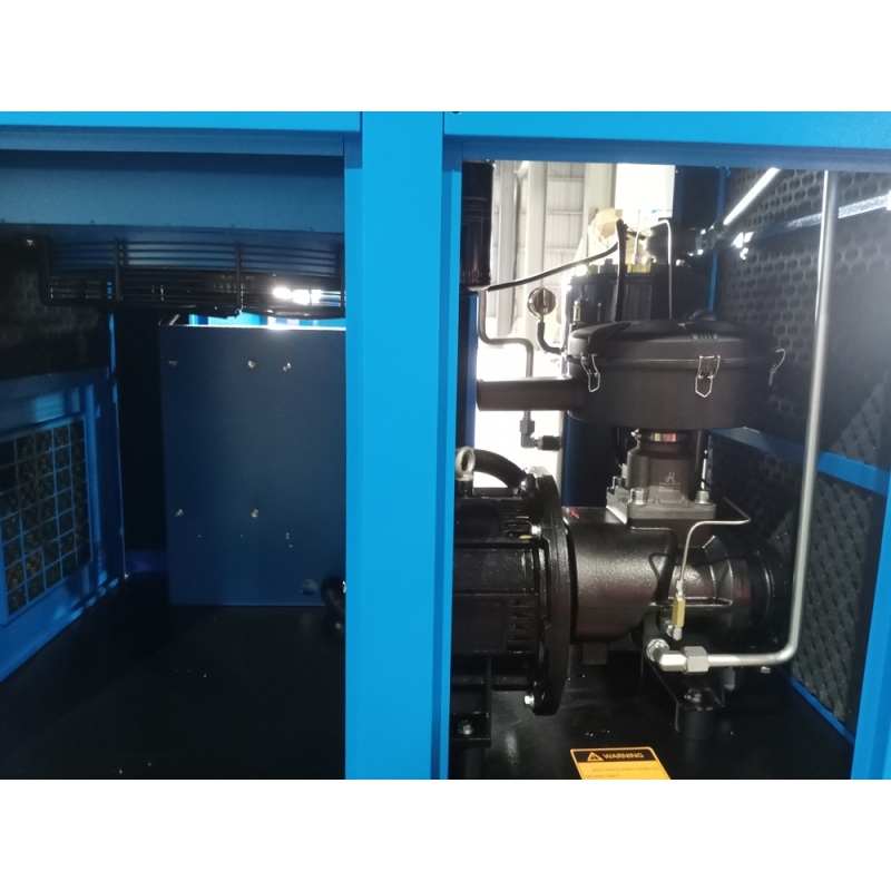 Sayi 37kw 50HP IP55 Pm Motor Variable Speed 8bar Single Stage Screw Compressor