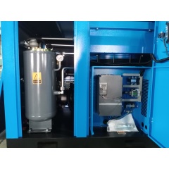 Sayi 37kw 50HP IP55 Pm Motor Variable Speed 8bar Single Stage Screw Compressor
