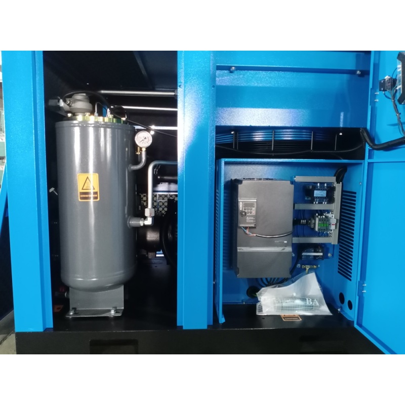 Sayi 37kw 50HP IP55 Pm Motor Variable Speed 8bar Single Stage Screw Compressor