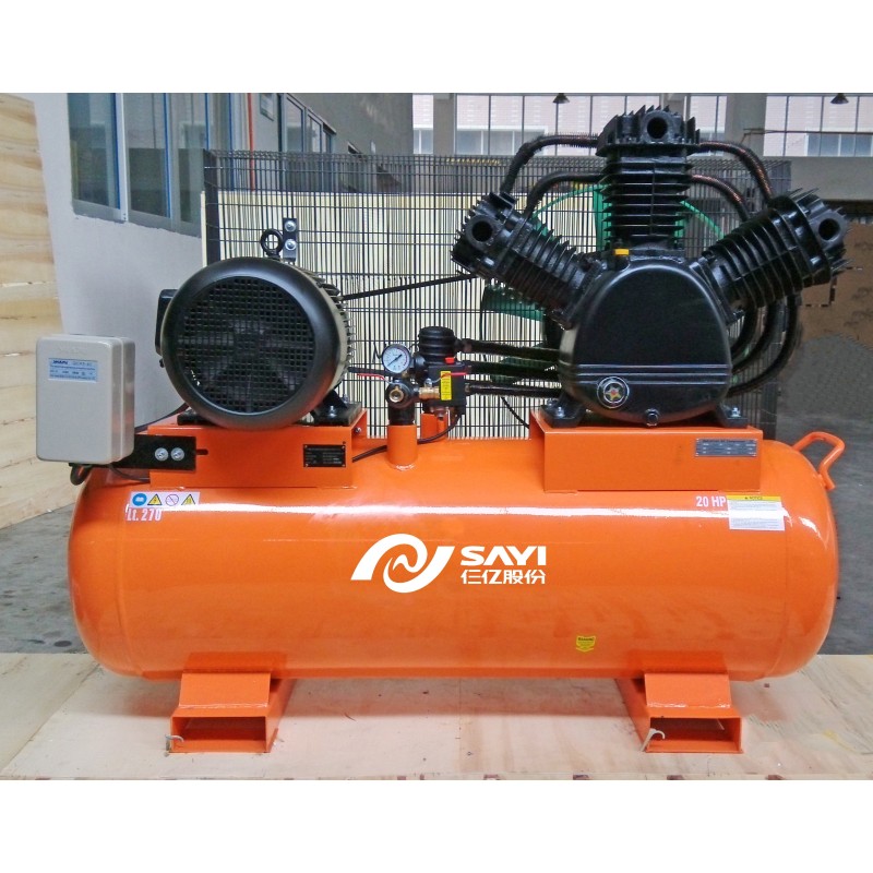 SAYI W3120 Cast Iron 3 Three Cylinder Compressor Head 8 bar 20HP Piston Air Compressor 1000L