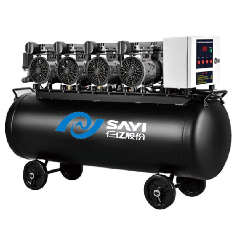Factory wholesales 600 4/120L Dental Silent Oil Free Air Compressor Machine