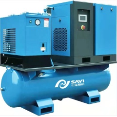 SY-20M Extremo de aire IP23 Motor magnético 16 airbar 400L Tanque de aire 3 en 1 Compresor de aire de tornillo