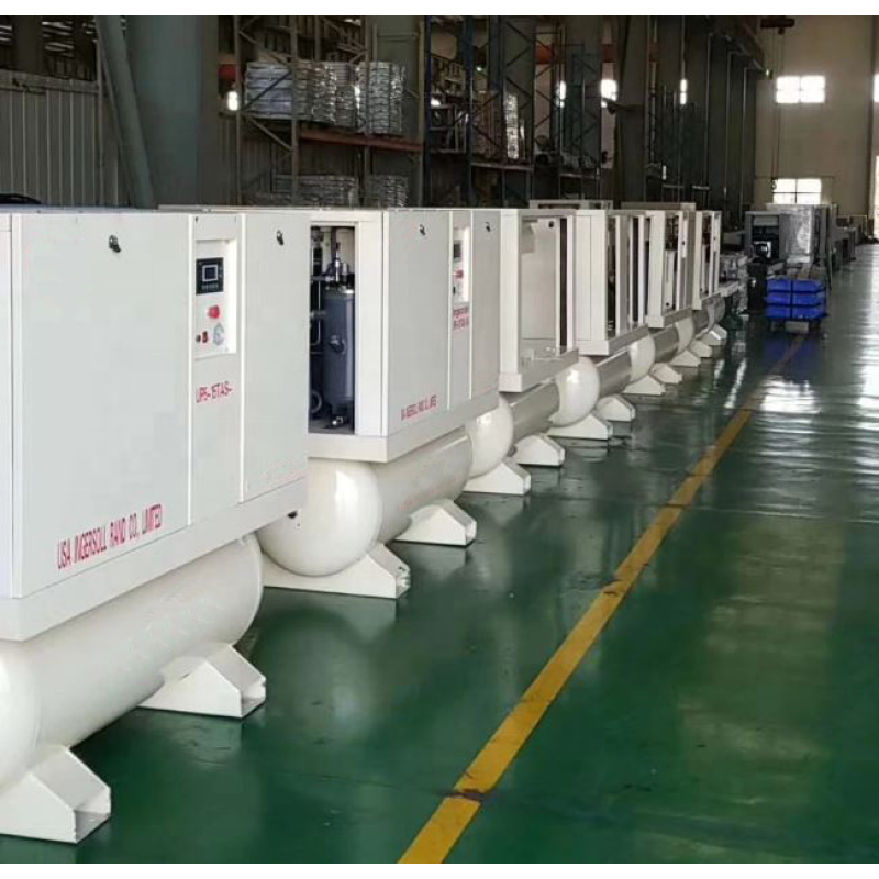 SY-20M Air End IP23 Magnetic Motor 16 airbar 400L Air Tank 3 in 1 Screw Air Compressor
