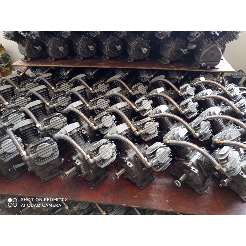 Custom made V2065 CE Cast Iron Air Pump 3 HP Piston Air Compressor for spray painting mining 200L Air Tank