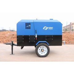 Factory Direct Selling Diesel YC Engine 375CFM 10bar Tier2 Mining Portable Screw Air Compressor