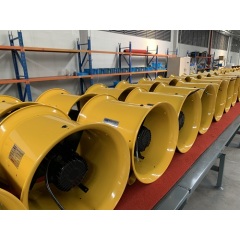Tubería de conducto de ventilador evaporativo de escape de edificio de ventilación de ventiladores de flujo axial aprobado por la CE