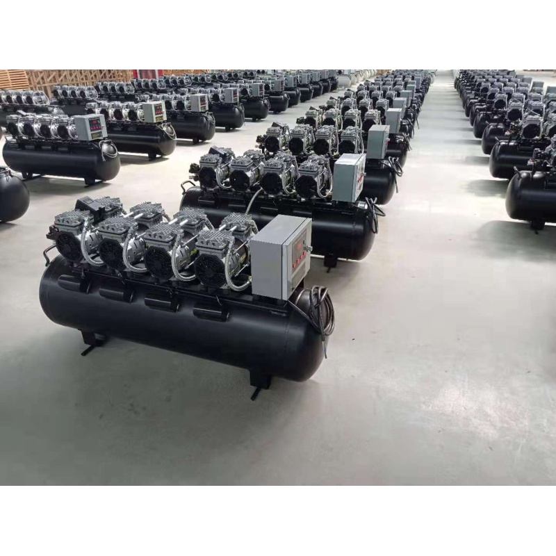 CE Approved Factory Wholesales SY1200 3/140L Piston Oil-Less Mute Oil free Silent Air Compressor