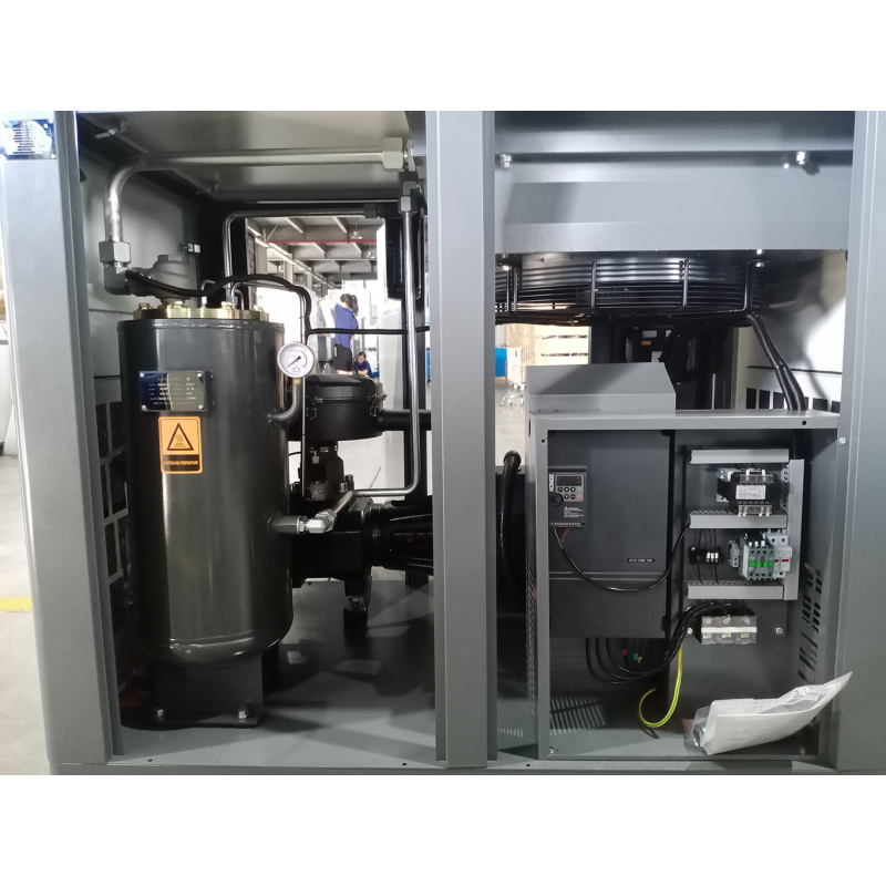 Sayi 37kW 50HP IP55 Pm Motor VSD VFD 8bar Single Stage Screw Compressor