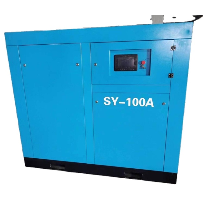 Sayi 100 Horse Power 415V 380V Fixed Speed Direct Driven Single Stage Screw Air Compressor