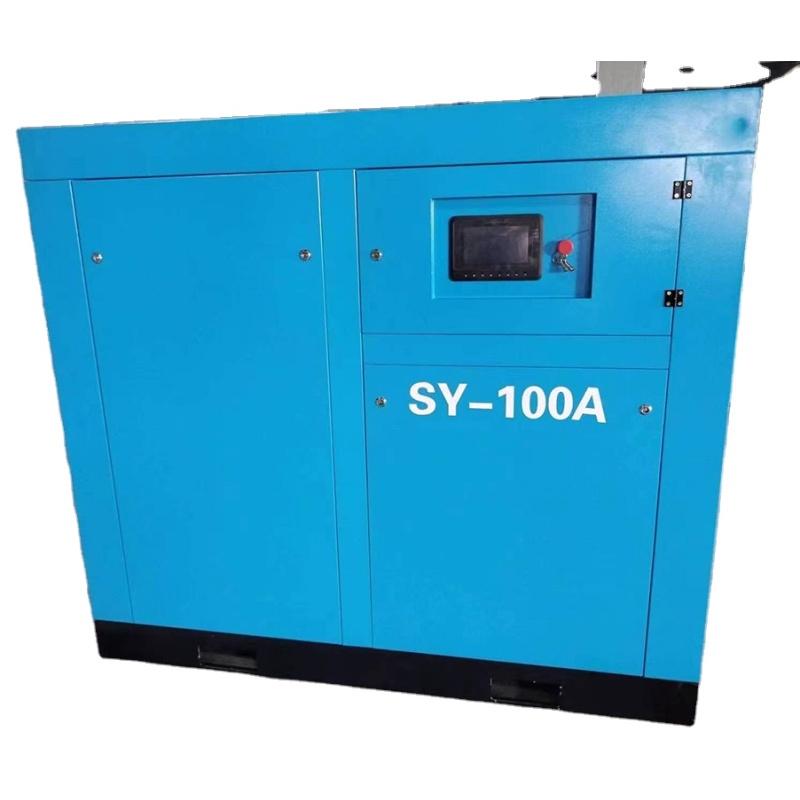 Sayi 100 Horse Power 415V 380V Fixed Speed Direct Driven Single Stage Screw Air Compressor