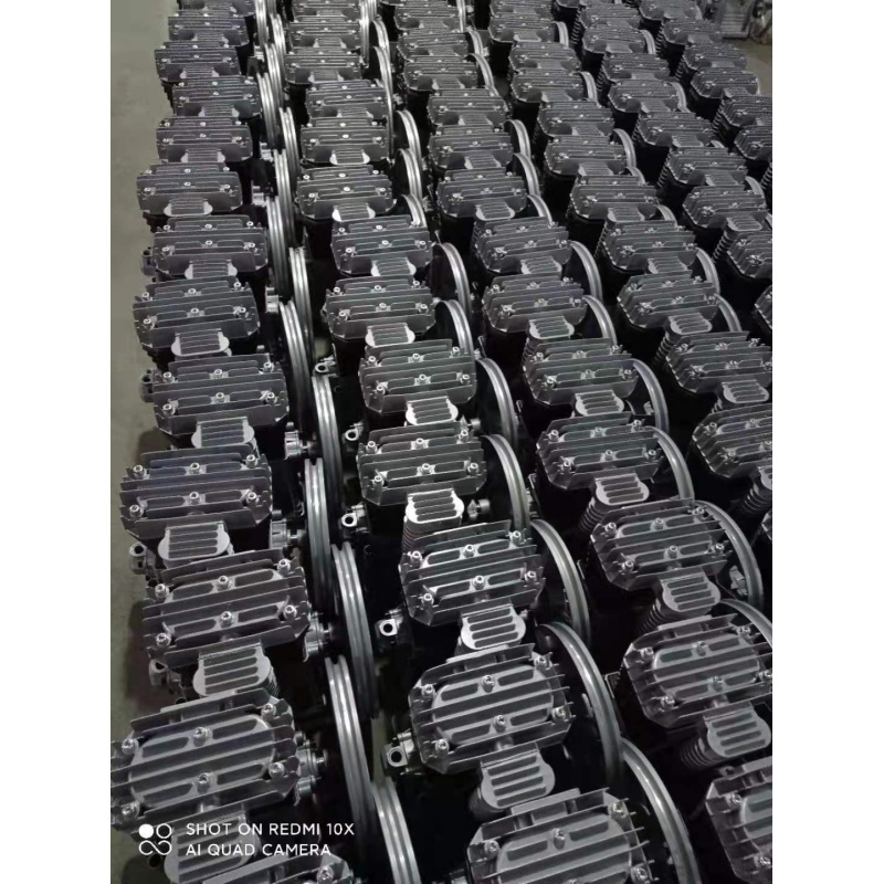 Wholesale Price K30 Drilling Aluminum Air Compressor Head with Pulley Parts Air compressor Pump