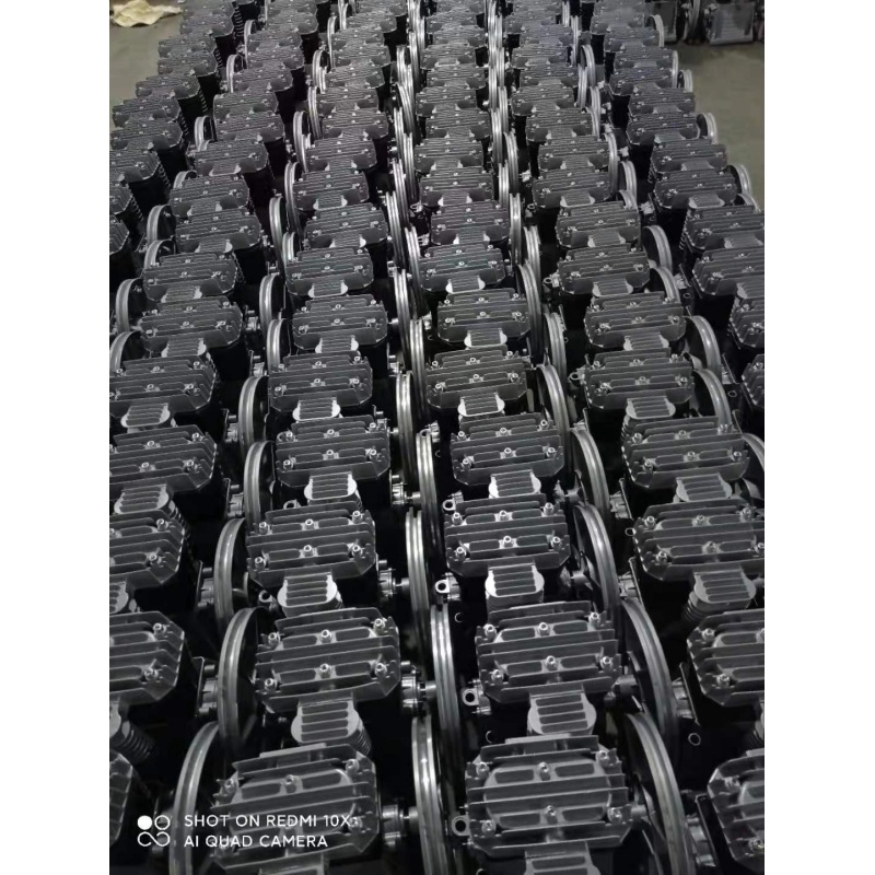 Wholesale Price K30 Drilling Aluminum Air Compressor Head with Pulley Parts Air compressor Pump