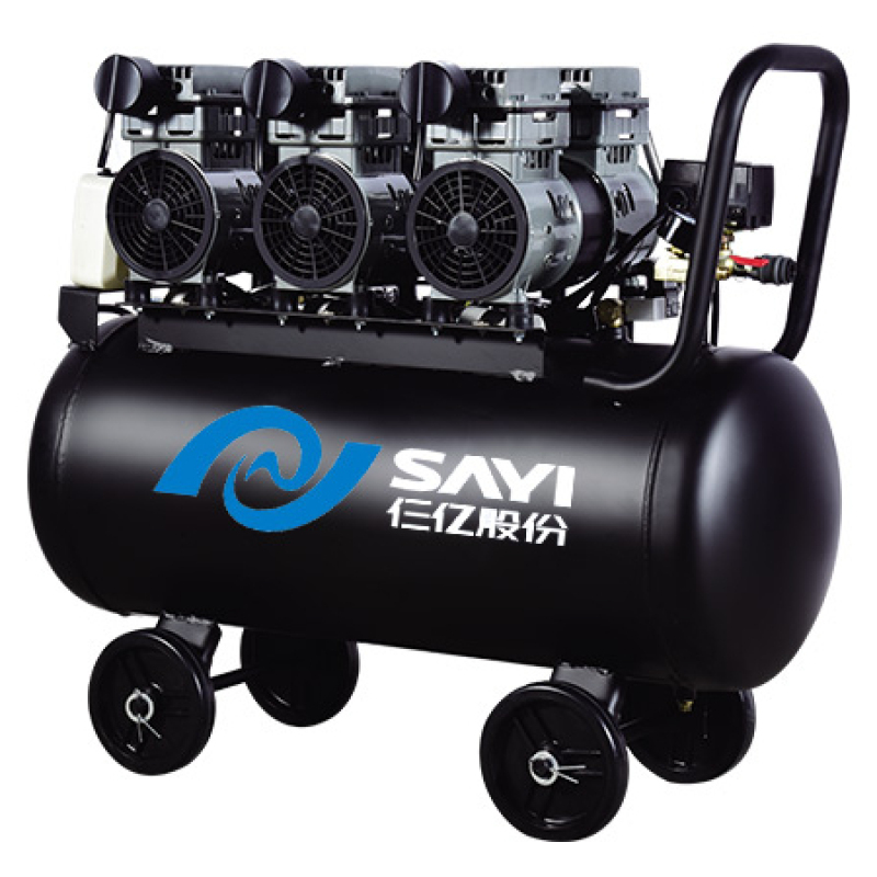 Oil Free Mute air compressor pump for Clinical Dental use portable Oilless silent Air Compressor customized