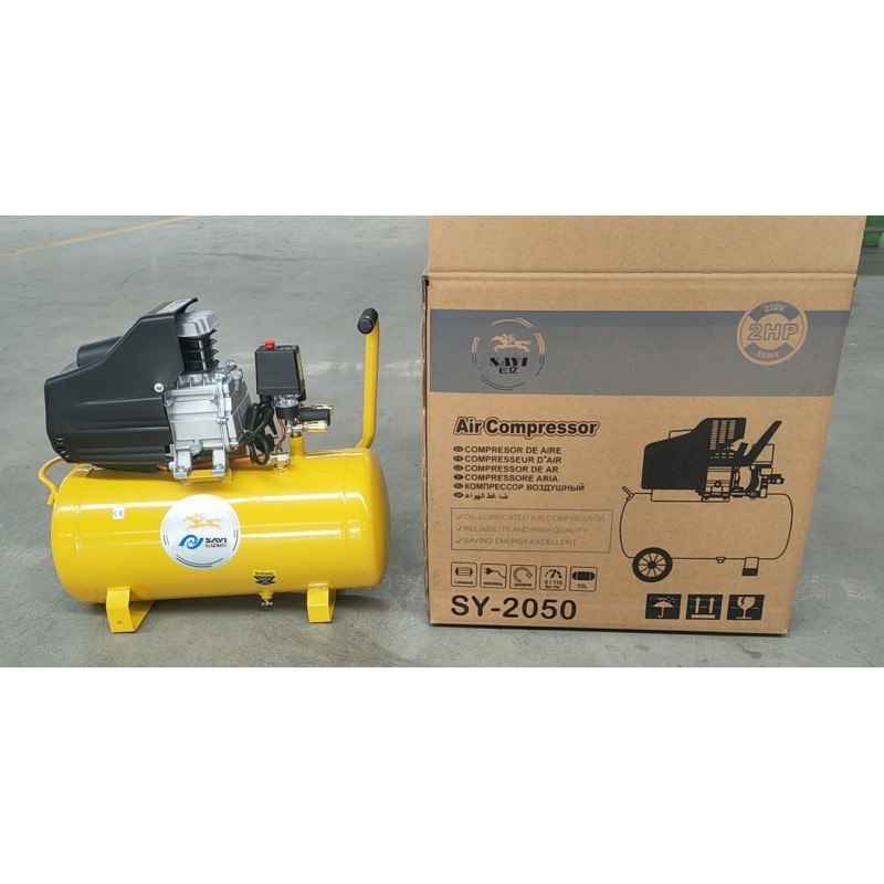 Leading manufacturer OEM SY-2050 wholesale Portable Air mini Compressor 220V 50L air tank