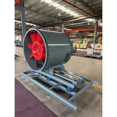 Ventilador centrífugo de flujo mixto con ventilador axial de alta presión