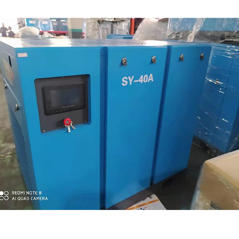 China Hot Sale Small Mining Heavy Plant Industy 40HP CE Approved Two Single Screw Air Compressor Price