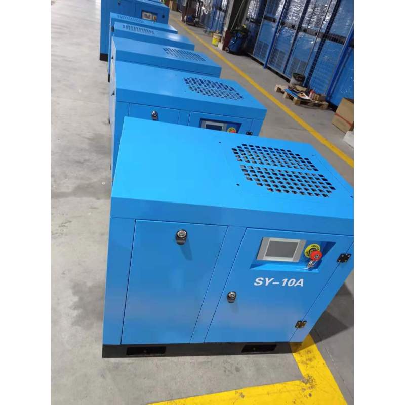 Factory Direct Selling 10HP 8 air bar Two Single stage Rotary Screw Air Compressor with Laser Cutting