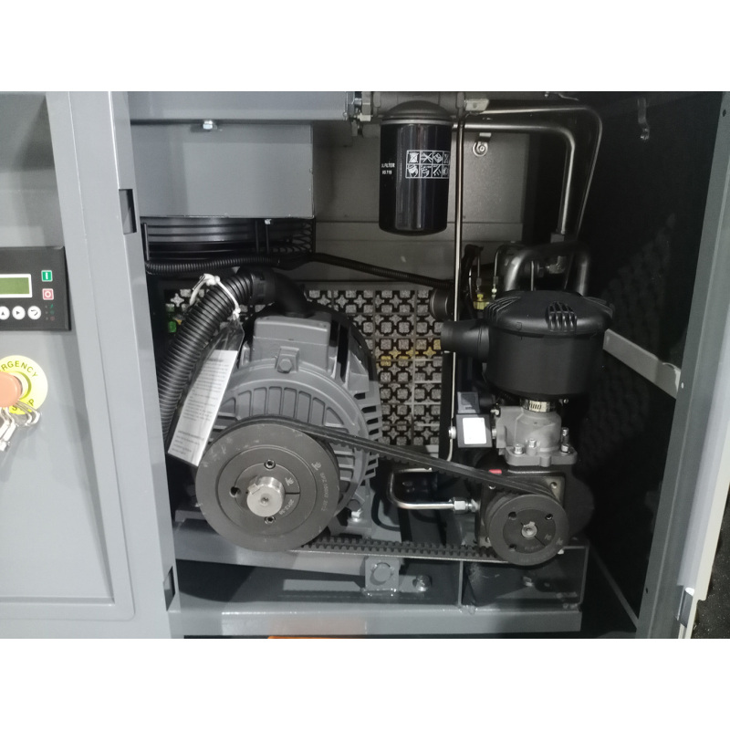 Sayi 5.5kw 7.5HP Belt Driven 8bar Single Stage Screw Air Compressor