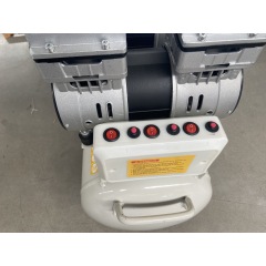 Compresor de aire silencioso sin aceite, portátil, clínico, Dental, sin aceite, de alta calidad, 65L, motor sin aceite, 800W, 3