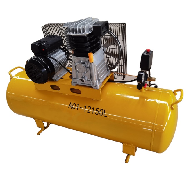 3HP Al2065 air tank 150L Italy type golden color portable oxygen booster mining industrial compressors