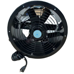 Ventiladores portátiles SAYI OEM SF3.5-2, conducto de soplador de burbujas Entretenimiento 110V 60HZ Flujo de aire máximo Ventiladores de flujo axial