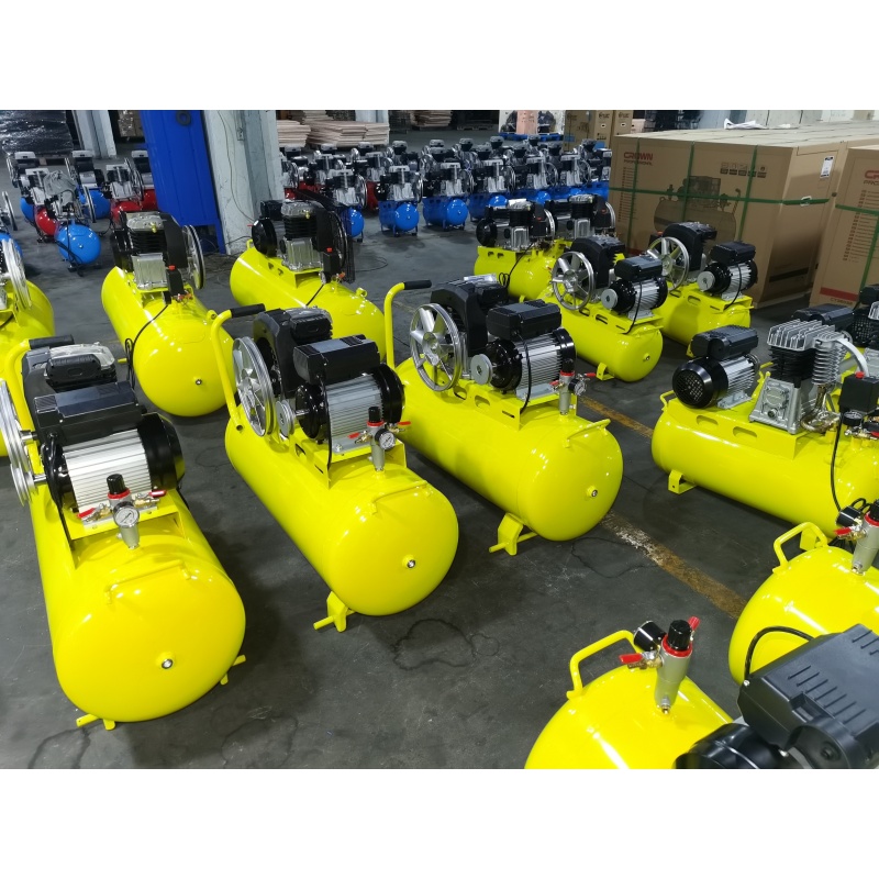 Egypt Customized SAYI AL2060 Italian Head Gas Compressor Pump Portable Air-Compressors Belt Driven 2HP Air Compressor 100L