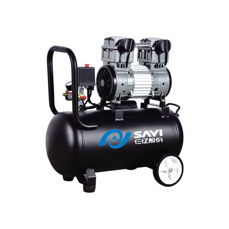 1200W Medical Dental Compressor movable oil free silent mute Air Compressor with 40 liter Air Tank